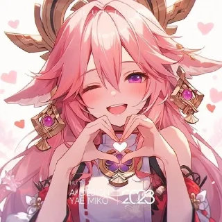 ❤ emoji Genshinlove Telegram sticker 8 of 16