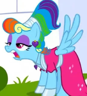 🙄 emoji Rainbow | @MyLittlePony_bots Telegram sticker 24 of 94