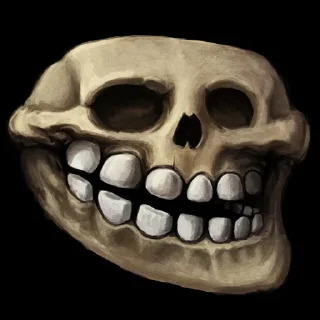 Sticker from skull-hrobak