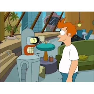 🫂 emoji 🌚 @CloobHub • @Earth928B 🌝 Футурама Futurama Telegram sticker 6 of 42