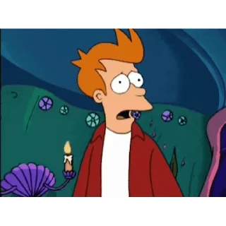 😱 emoji 🌚 @CloobHub • @Earth928B 🌝 Футурама Futurama Telegram sticker 8 of 42