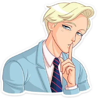 🤫 emoji Светлый Ян :: @stickroom Telegram sticker 13 of 48