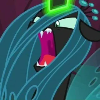 👿 emoji Queen Chrysalis | @MyLittlePony_bots Telegram sticker 13 of 90