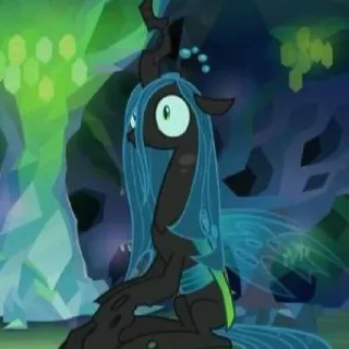 👿 emoji Queen Chrysalis | @MyLittlePony_bots Telegram sticker 22 of 90