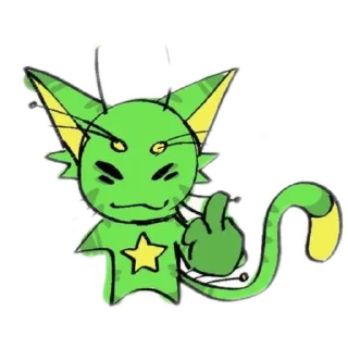 🌱 emoji Gnarpy :3 I by @MoonLumi1 Telegram sticker 19 of 52