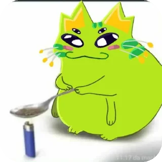 🌱 emoji Gnarpy :3 I by @MoonLumi1 Telegram sticker 22 of 52