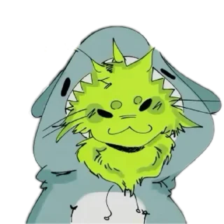 🌱 emoji Gnarpy :3 I by @MoonLumi1 Telegram sticker 14 of 52