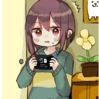 😳 emoji Chara by @naixbokxvs Telegram sticker 15 of 22