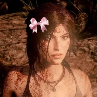🌟 emoji Lara Kroft #TombRaider Telegram sticker 17 of 43
