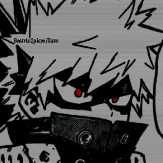 💥 emoji Bakugou💥. Telegram sticker 16 of 111
