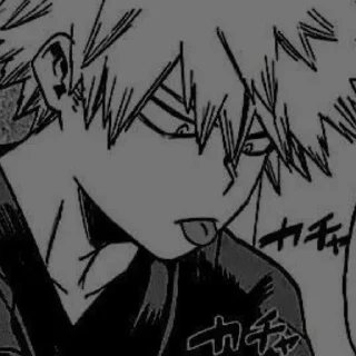 💥 emoji Bakugou💥. Telegram sticker 14 of 111