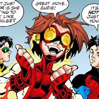 Sticker from Стикеры от 𝗜𝗼𝗻|impulse|Bart Allen