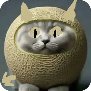 🐱 emoji Арбуз и тд (сделано @probably_kor) Telegram sticker 24 of 33