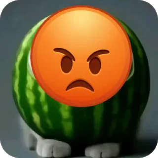 🫥 emoji Арбуз и тд (сделано @probably_kor) Telegram sticker 16 of 33