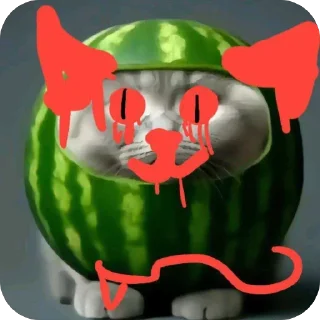 🫥 emoji Арбуз и тд (сделано @probably_kor) Telegram sticker 8 of 33