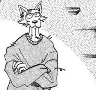 🫤 emoji Beastars Telegram sticker 20 of 120