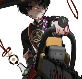Sticker from скарамучча, наступи на меня @Kunikudzusi
