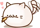 Sticker from Sticker of a round and pretty cat :: @line_stickers