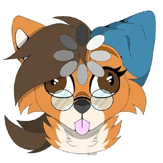 🙃 emoji Куся Telegram sticker 17 of 35
