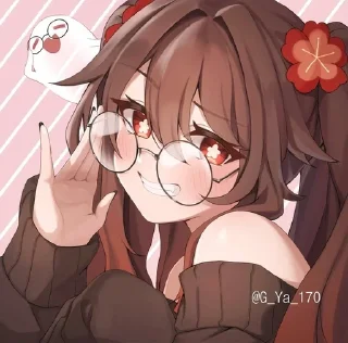 🌟 emoji Ху Тао Telegram sticker 11 of 108