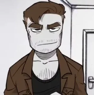 😏 emoji Крутой дед Telegram sticker 14 of 16