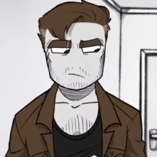 🤨 emoji Крутой дед Telegram sticker 7 of 16