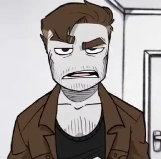 🤨 emoji Крутой дед Telegram sticker 11 of 16
