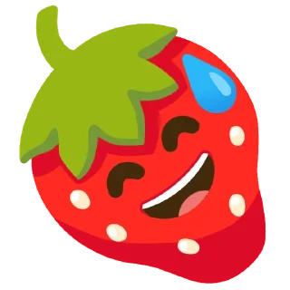 😅 emoji 🍓 Telegram sticker 6 of 110