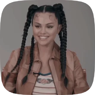🌟 emoji Selena Gomez by @yrslz Telegram sticker 24 of 46
