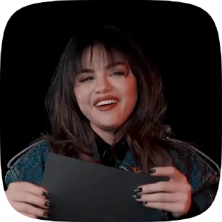 🌟 emoji Selena Gomez by @yrslz Telegram sticker 21 of 46