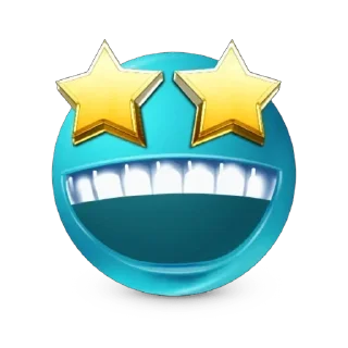 🤩 emoji @CLOOBHUB <- БОЛЬШЕ Telegram sticker 24 of 63