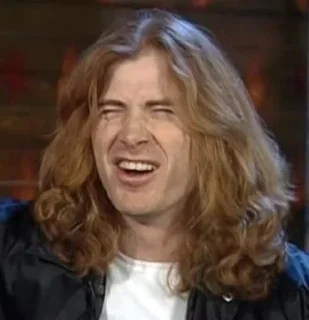 🧡 emoji Dave Mustaine Telegram sticker 24 of 84