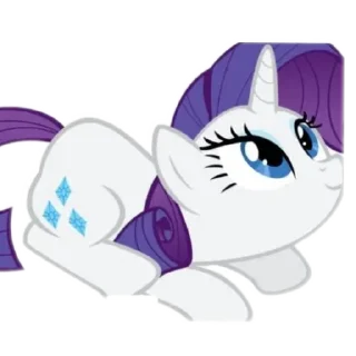 😇 emoji Рарити ☆🤍💜 / созд: @Hexexexe Telegram sticker 13 of 59