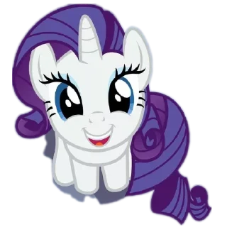 😁 emoji Рарити ☆🤍💜 / созд: @Hexexexe Telegram sticker 20 of 59