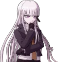 🤔 emoji Kirigiri Kyoko Telegram sticker 12 of 26