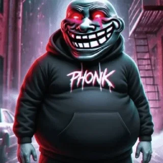 Sticker from PHONK TROLLFACE t.me/mad3rator