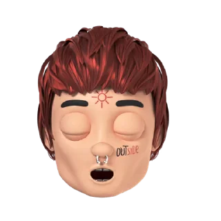 😴 emoji LOVV66 by @wrld_pxh Telegram sticker 8 of 18