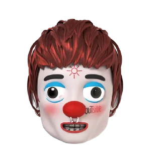 🤡 emoji LOVV66 by @wrld_pxh Telegram sticker 9 of 18