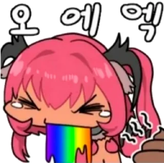 🤢 emoji Black Souls Telegram sticker 15 of 67