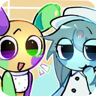 👥 emoji ✨💚 Looey 🟪✨ Telegram sticker 21 of 120