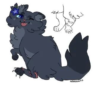 Sticker from Коты Воители)