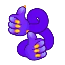 👍 emoji @CLOOBHUB <- БОЛЬШЕ Telegram sticker 6 of 53