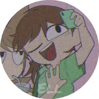 😆 emoji Ell • Eddsworld Telegram sticker 18 of 31
