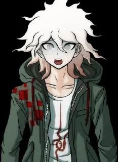 😰 emoji Нагито Комаэда Telegram sticker 15 of 17