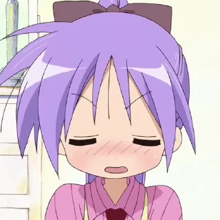 ⭐ emoji kagami hiiragi @nreono & @al7nne Telegram sticker 11 of 50