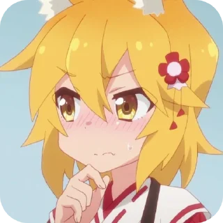 😳 emoji Senko san by @m_lostssoul Telegram sticker 18 of 44
