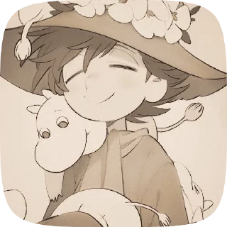 🍀 emoji @gauntree Snufᴋin-ʍᴏᴏʍinvᴀllᴇy Telegram sticker 20 of 35