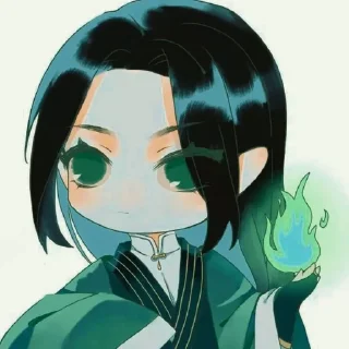 💚 emoji Ци Жун @kitayfandoma Telegram sticker 18 of 40