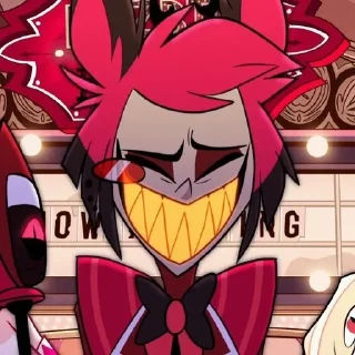 🌟 emoji Alastor Hazbin Hotel Telegram sticker 18 of 60
