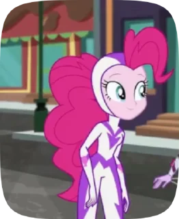 😏 emoji pinkie pie EG animation Telegram sticker 22 of 31